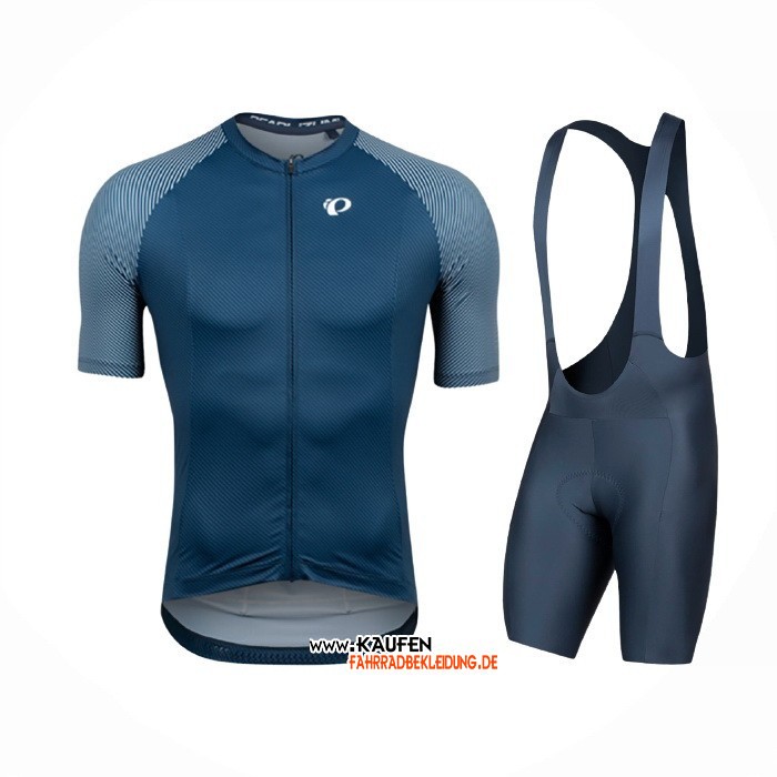 2021 Pearl Izumi Kurzarmtrikot und Kurze Tragerhose Dunkel Blau